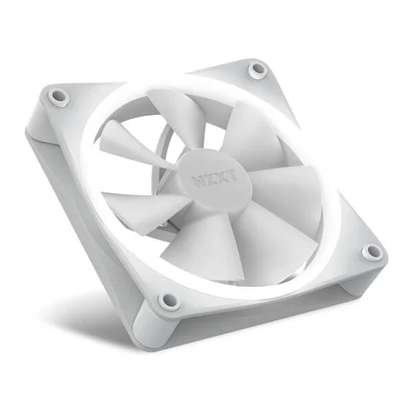 NZXT F120 RGB 120mm Cabinet Fans White (Single Pack) - Byte Baazar