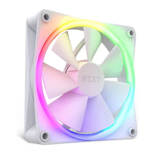 NZXT F120 RGB 120mm Cabinet Fans White (Single Pack) - Byte Baazar