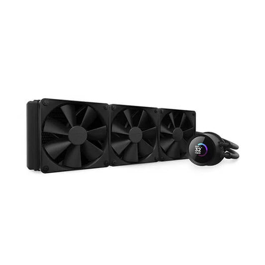 NZXT Kraken 360mm CPU Liquid Cooler (With LCD Display) (Black) - Byte Baazar