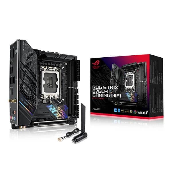 ASUS ROG Strix B760-I Gaming Wifi DDR5 Intel Motherboard - Byte Baazar