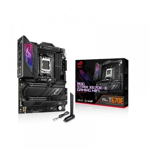 ASUS ROG Strix X670E-E Gaming Wifi DDR5 AMD Motherboard - Byte Baazar