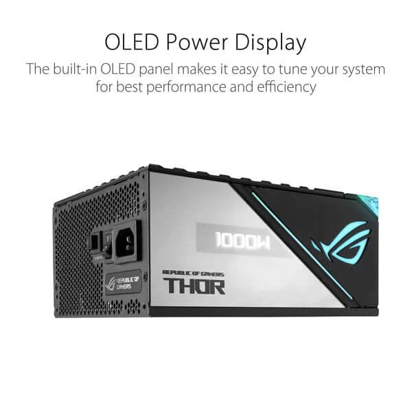 ASUS ROG Thor 1000P2 1000W 80 + Platinum ATX 2.0 Power Supply - Byte Baazar