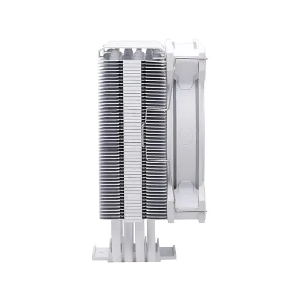 COOLER MASTER Hyper 212 Halo ARGB Single Tower CPU Air Cooler (White) - Byte Baazar