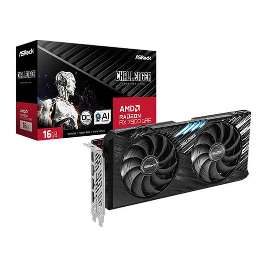 ASROCK Radeon RX 7900 GRE Challenger OC 16GB AMD Graphic Card - Byte Baazar