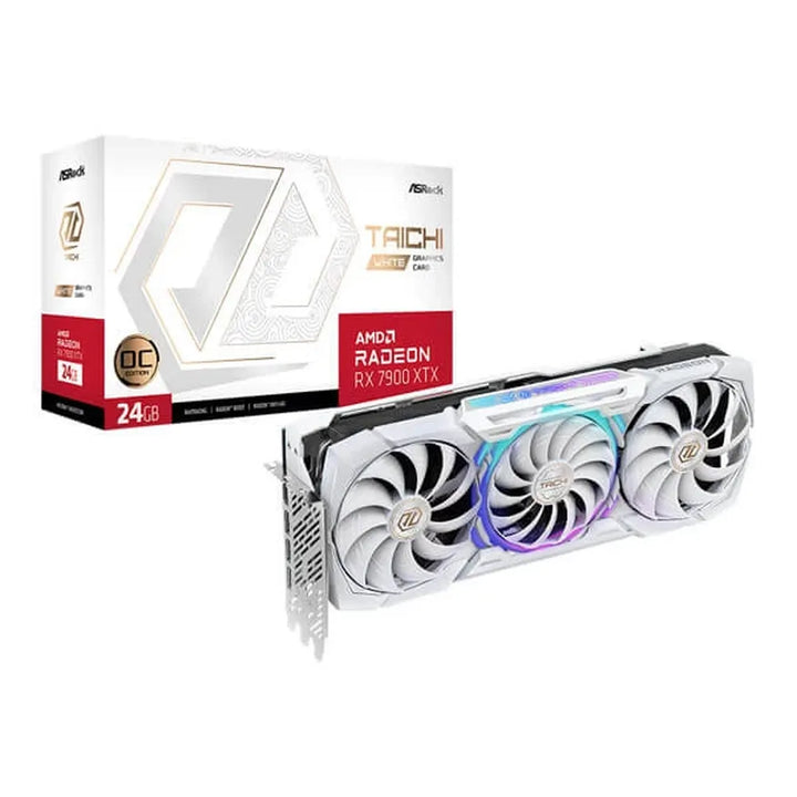 ASROCK Radeon RX 7900 XTX Taichi White OC 24GB AMD Graphic Card - Byte Baazar