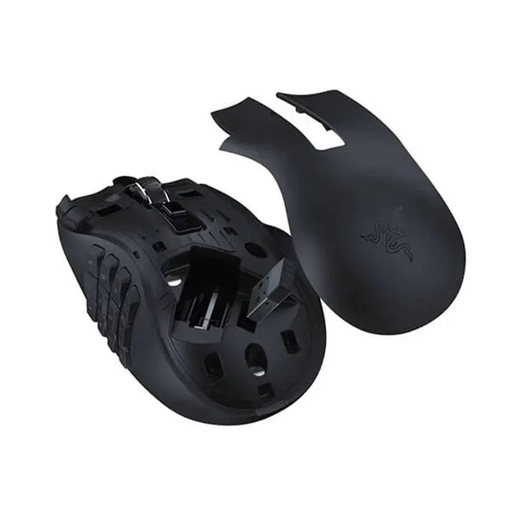 RAZER NAGA V2 Hyperspeed Wireless Ergonomic Gaming Mouse (RAZER NAGA V2) (30000DPI/19 Macro Button) (Black) - Byte Baazar