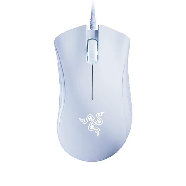 RAZER DeathAdder Essential Wired Ergonomic Gaming Mouse ( RZ01-03850200-R3M1 ) ( 6400DPI / 5 Macro Button ) ( White ) - Byte Baazar