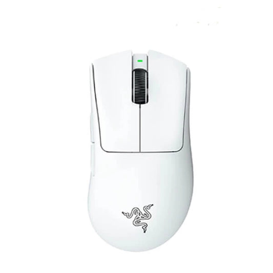 RAZER DeathAdder V3 Pro Wireless Ergonomic Gaming Mouse ( RZ01-04630200-R3A1 ) ( 30000DPI / 5 Macro Button ) ( White ) - Byte Baazar