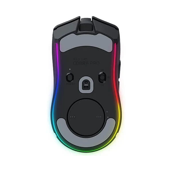 RAZER Cobra Pro Wireless Ambidextrous Gaming Mouse ( RZ01-04660100-R3A1 ) ( 30000DPI / 8 Macro Button ) ( Black ) - Byte Baazar