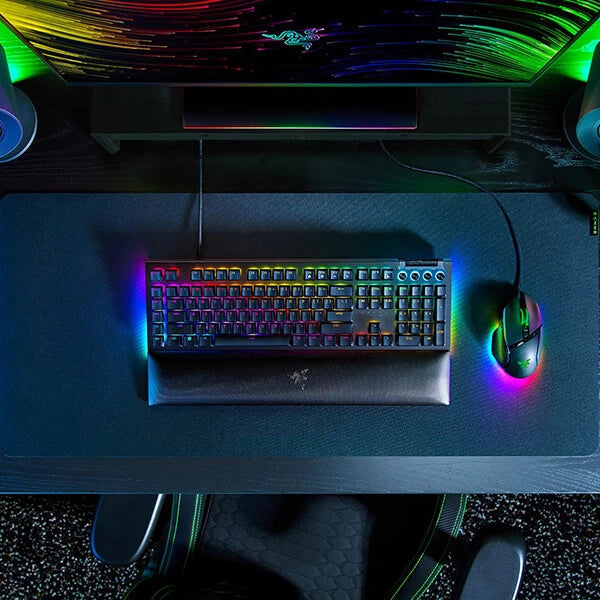 RAZER BlackWidow V4 RGB Mechanical Full Size Wired Gaming Keyboard ( Green Switch ) - Byte Baazar