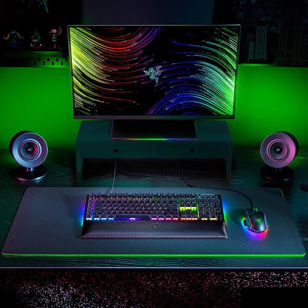 RAZER BlackWidow V4 RGB Mechanical Full Size Wired Gaming Keyboard ( Green Switch ) - Byte Baazar