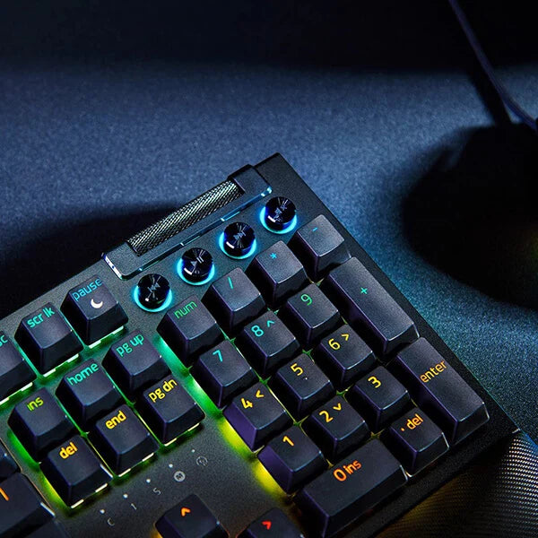 RAZER BlackWidow V4 RGB Mechanical Full Size Wired Gaming Keyboard ( Green Switch ) - Byte Baazar