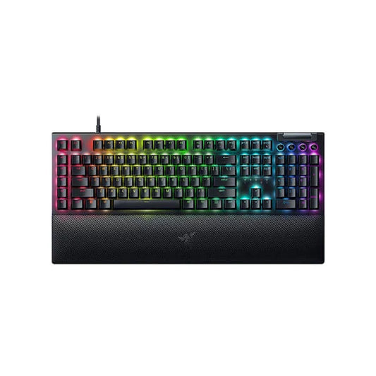 RAZER BlackWidow V4 RGB Mechanical Full Size Wired Gaming Keyboard ( Green Switch ) - Byte Baazar