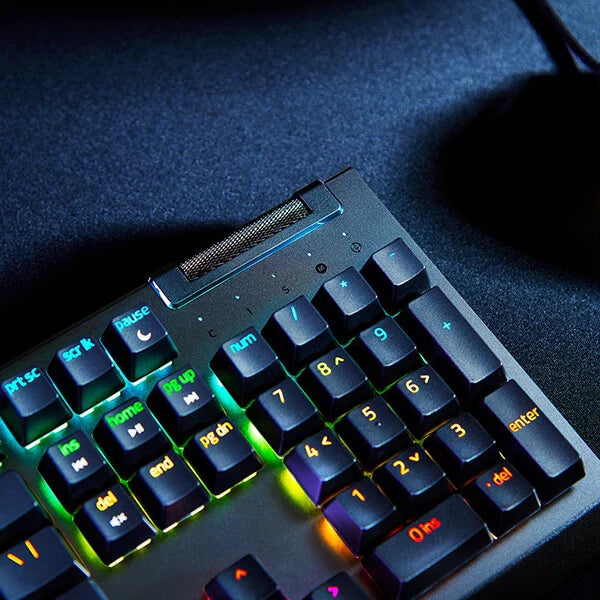 RAZER BlackWidow V4 X RGB Full Size Mechanical Wired Gaming keyboard ( Clicky Green Switch ) - Byte Baazar