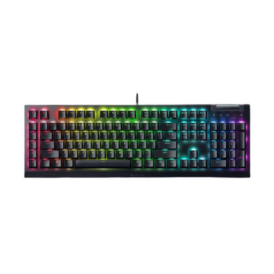 RAZER BlackWidow V4 X RGB Full Size Mechanical Wired Gaming keyboard ( Linear Yellow Switch ) - Byte Baazar