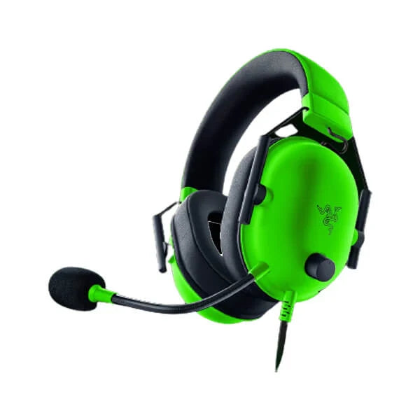 RAZER BlackShark V2 X Wired 7.1 Surround Gaming Headphone ( Green ) ( PC / Mac / PS4 / Xbox ) - Byte Baazar