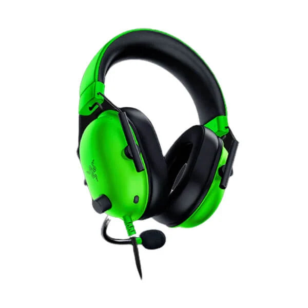 RAZER BlackShark V2 X Wired 7.1 Surround Gaming Headphone ( Green ) ( PC / Mac / PS4 / Xbox ) - Byte Baazar