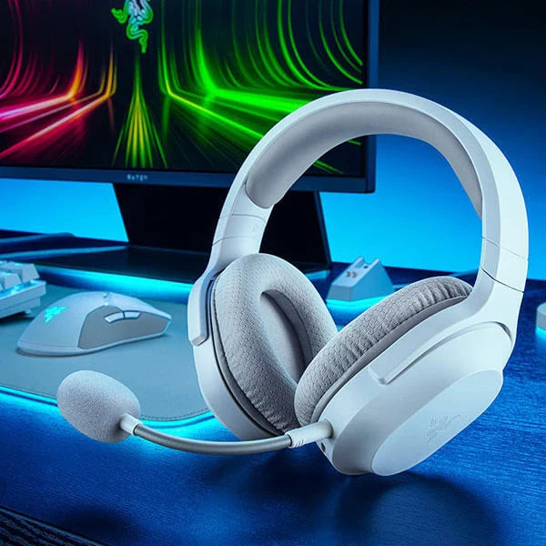 RAZER Barracuda X ( 2022 ) 7.1 Surround Gaming Headphone ( Mercury ) ( PC / Mobile / Mac ) - Byte Baazar