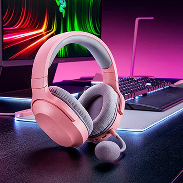 RAZER Barracuda X ( 2022 ) 7.1 Surround Gaming Headphone ( Quartz ) ( PC / Mobile / Mac ) - Byte Baazar