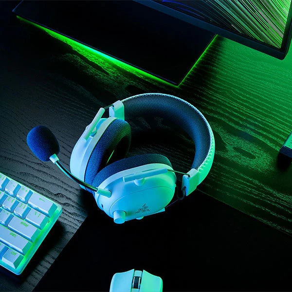 RAZER BlackShark V2 Pro 2023 Edition Wireless 7.1 Surround Gaming Headphone ( White ) ( PC / Mobile / PS ) - Byte Baazar