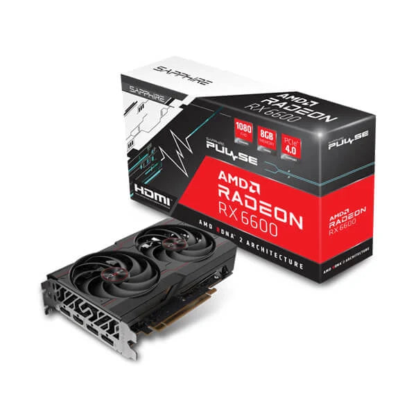 SAPPHIRE Radeon RX 6600 Pulse 8GB AMD Graphic Card - Byte Baazar