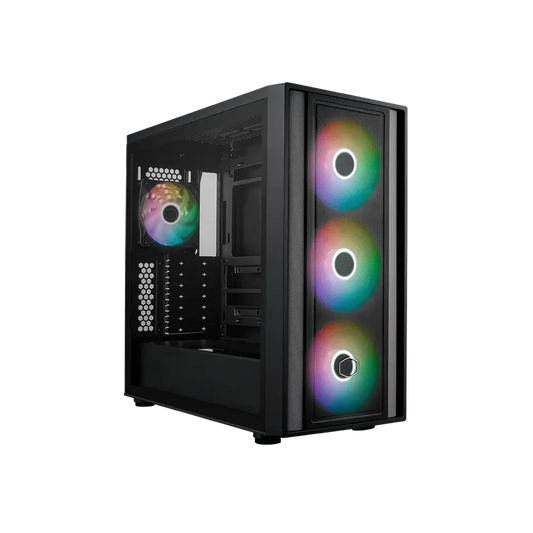 COOLER MASTER MB600 ARGB ATX Mid Tower Cabinet (Black) - Byte Baazar