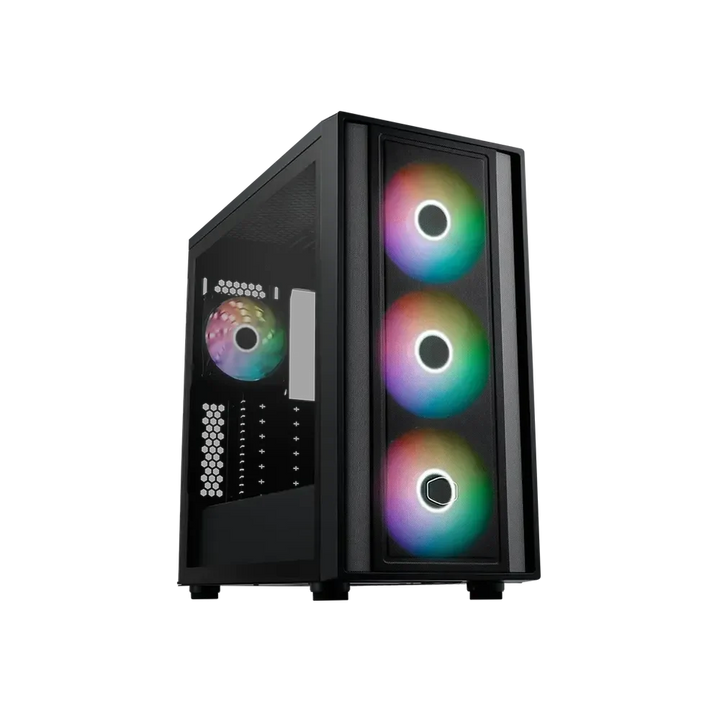 COOLER MASTER MB600 ARGB ATX Mid Tower Cabinet (Black) - Byte Baazar