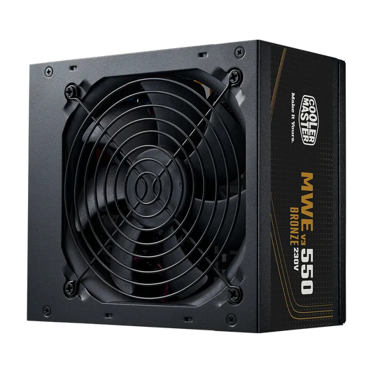 COOLER MASTER MWE 550 V3 550W 80 Plus Bronze Non Modular ATX 3.1 Power Supply - Byte Baazar