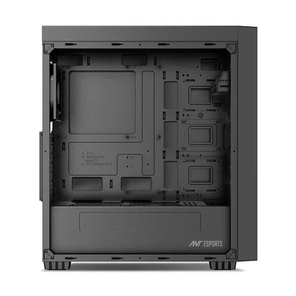 ANT ESPORTS SX310 Pro EATX Mid Tower Cabinet (Black) - Byte Baazar