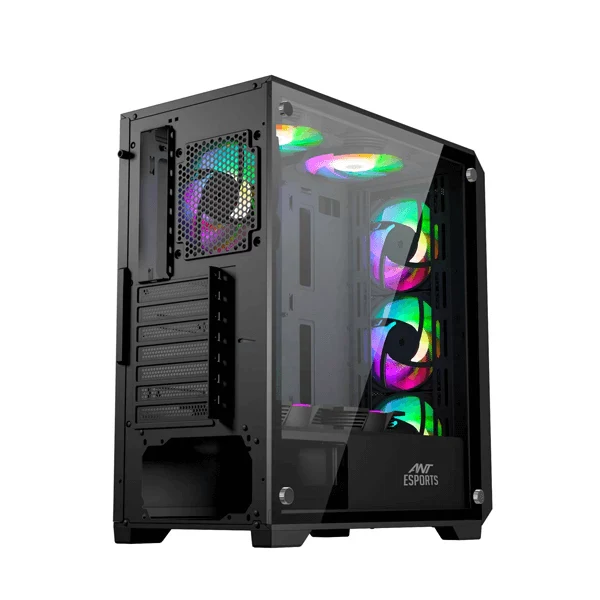 ANT ESPORTS SX5 ARGB ATX Mid Tower Cabinet (Black) - Byte Baazar