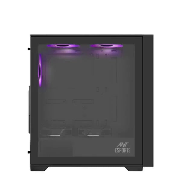 ANT ESPORTS SX7 ARGB ATX Mid Tower Cabinet (Black) - Byte Baazar