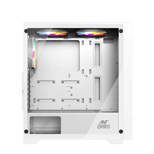 ANT ESPORTS SX7 ARGB ATX Mid Tower Cabinet (White) - Byte Baazar