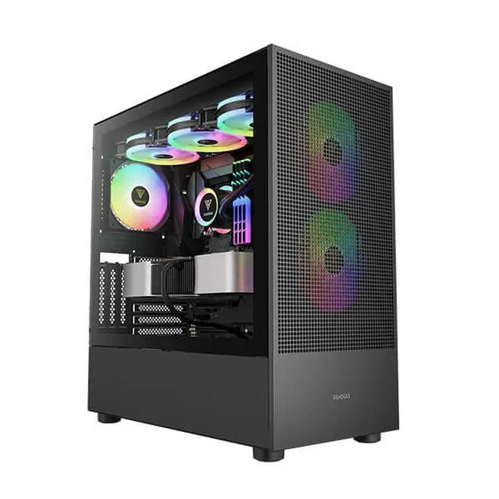 GAMDIAS Talos E3 Mesh Elite ARGB EATX Mid Tower Cabinet ( Black ) - Byte Baazar