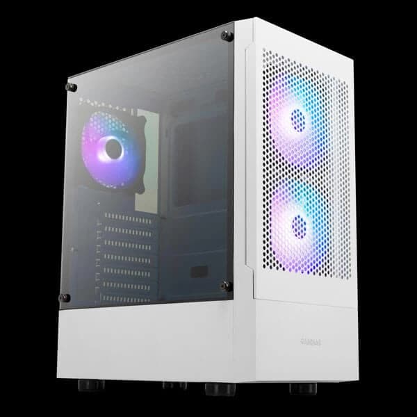 GAMDIAS Talos E3 Mesh ARGB ATX Mid Tower Cabinet (White) - Byte Baazar