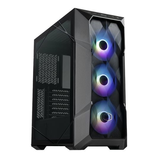 COOLER MASTER Masterbox TD500 Mesh V2 EATX Mid Tower Cabinet (Black) - Byte Baazar