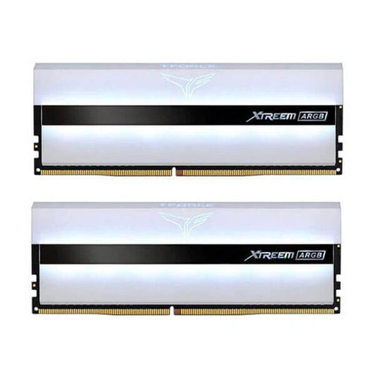 TEAMGROUP T-Force XTREEM ARGB 32GB ( 16GB x 2 ) 3600MHz DDR4 RAM ( White ) - Byte Baazar