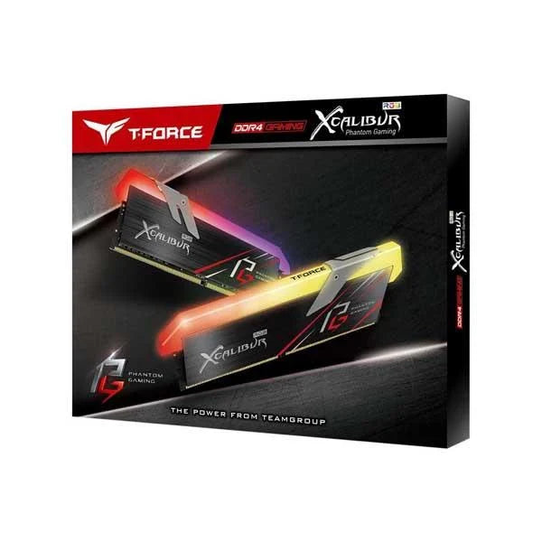 TEAMGROUP XCALIBUR Phantom Gaming RGB 16GB (8GBx2) 3200MHz DDR4 RAM - Byte Baazar