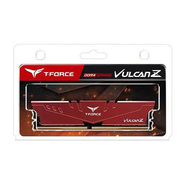 TEAMGROUP T-Force Vulcan Z 32GB ( 32GB x 1 ) 3600MHz DDR4 RAM ( Red ) - Byte Baazar