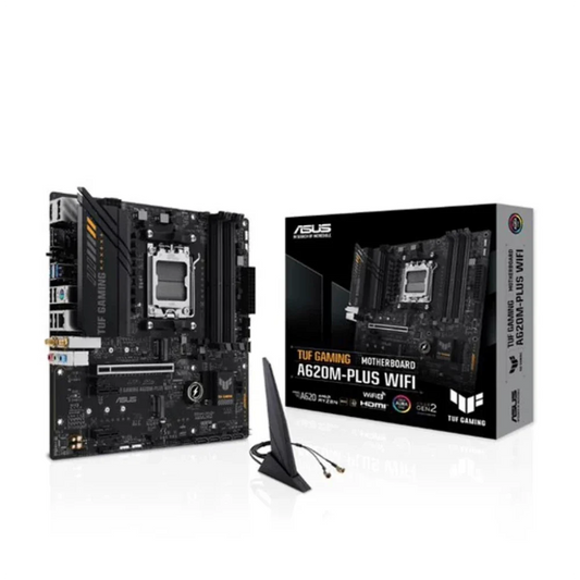 ASUS TUF Gaming A620M-Plus WiFi DDR5 AMD Motherboard - Byte Baazar