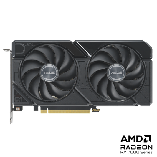 ASUS Dual Radeon RX 7600 XT OC Edition 16GB AMD Graphic Card - Byte Baazar