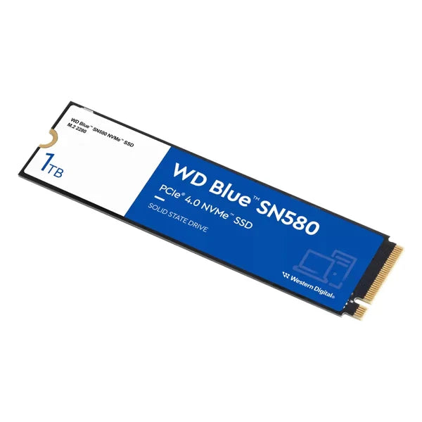 WESTERN DIGITAL Blue SN580 1TB M.2 NVME Gen4 Internal Solid State Drive ( SSD ) - Byte Baazar