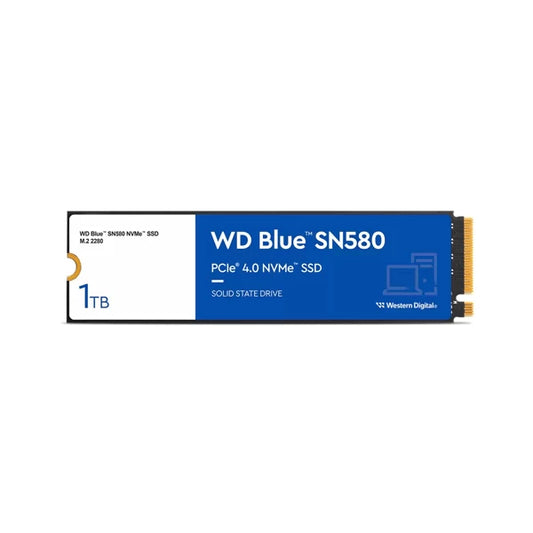 WESTERN DIGITAL Blue SN580 1TB M.2 NVME Gen4 Internal Solid State Drive ( SSD ) - Byte Baazar