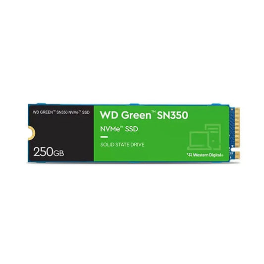 WESTERN DIGITAL Green SN350 250GB M.2 NVME Gen3 Solid State Drive - Byte Baazar