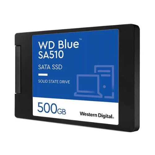 WESTERN DIGITAL Blue SA510 500GB 2.5 SATA SATA 3 Solid State Drive (SSD) - Byte Baazar