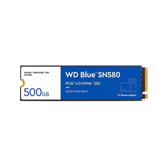 WESTERN DIGITAL Blue SN580 500GB M.2 NVME Gen4 Solid State Drive ( SSD ) - Byte Baazar