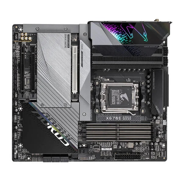 GIGABYTE X670E Aorus Master Wifi DDR5 AMD Motherboard - Byte Baazar