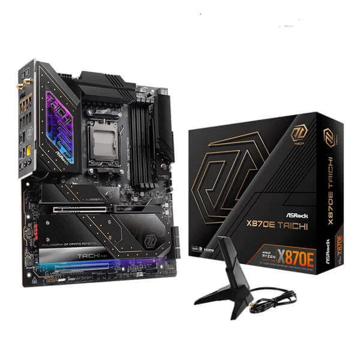 ASROCK X870E Taichi Wifi DDR5 AMD Motherboard - Byte Baazar