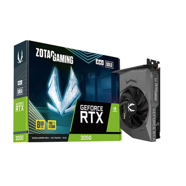 ZOTAC Gaming GeForce RTX 3050 Eco Solo 8GB Nvidia Graphic Card - Byte Baazar