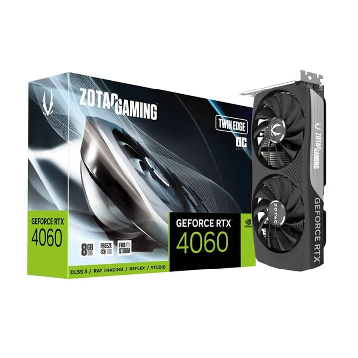 ZOTAC Gaming GeForce RTX 4060 Twin Edge OC 8GB Nvidia Graphic Card - Byte Baazar