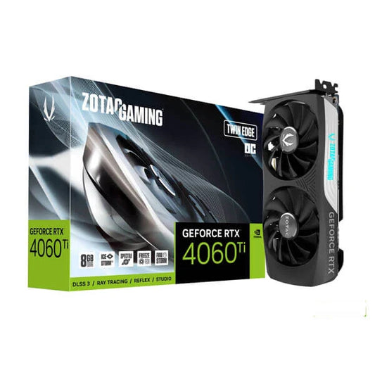 ZOTAC Gaming GeForce RTX 4060 Ti Twin Edge OC 8GB Nvidia Graphic Card - Byte Baazar